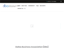 Tablet Screenshot of dallasbusiness.org